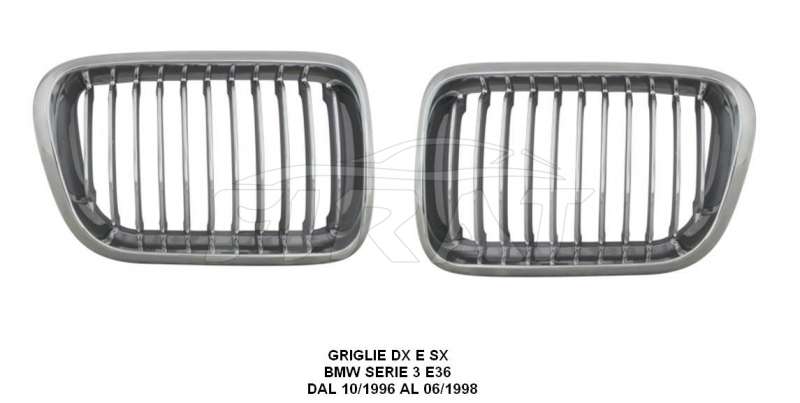 GRIGLIE BMW SERIE 3 E36 96 - 98